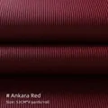 Vertical striped corduroy flower wrapping paper in deep Ancora Red, 53cm wide - Ancorra Red
