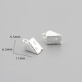 Cheese cake pendants in 11x6.5x5.5mm size made of gold-plated copper for jewelry making - Thick Silver Plated