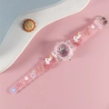 Pink 3D unicorn cartoon children's quartz watch with soft silicone strap for girls - Unicorn 3 / Pink