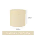 Mini light yellow cylindrical gift box with lid for flower arrangements, 12.5cm size - 12.5*12.5CM / Light Yellow
