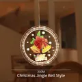 21cm LED Christmas hanging light with warm bells design and Merry Christmas text - Christmas Bell Style