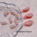 Vista dettagliata di ciondoli nail art a forma di cavalluccio marino 9x15mm - YD-645# Cavalluccio Marino Colorato