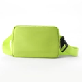 Universal nylon large sports waist bag in neon green with adjustable strap - Light Green
