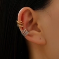 Gothic skull hand ear cuffs in gold and silver finish for non-pierced ears - Gold Silver Mix (15)
