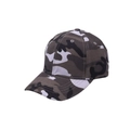 Gorra de béisbol de camuflaje para padres e hijos con visera curva para deporte al aire - Ajustable / Camuflaje Gris Blanco (Estilo 2)