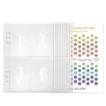A6 cash budget binder set with 4-pocket sleeves and 5050 dollar savings tracker card - Transparent Inserts + Tracker Card Set