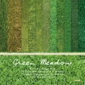 6-inch Green Meadow paper pad with 24 sheets of 160gsm acid-free lawn texture cardstock - 21035b 24 Sheets