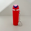 Red mini tumbler keychain for lip balm holder accessory in a vibrant portable design - 03 Color Matching Red