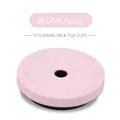 Blush pink lid with straw hole for 830ML bubble tea tumbler and cold drink cup - Fits 830ML Cups / Light Pink