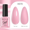 LILY'CUTE pink gel nail polish X070 in 7ml bottle with glossy and matte top coat effects - Pink (70)