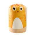 Waterproof drawstring storage bag featuring a bright yellow cartoon cat design - Yellow Tiger