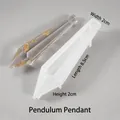 Macro view of pendulum pendant silicone mold with dimensions 8.5x2x2cm for DIY resin craft - Pendulum No. 1