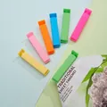 Set de pinzas de plástico de colores para sellado hermético de bolsas de alimentos y té - Clip de Sellado 8cm / Azul