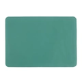 Large rectangular Tiffany blue silicone mat with rounded corners and matte texture - Morandi Green