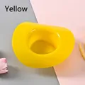 Creative yellow cowboy hat shaped plastic ice cream bowl for kids and parties - Yellow