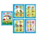 Reusable Fruit Baby themed magic water drawing book set for early educational fun - Single-line Thick Fruit Bag (includes Pen And Opp Bag)