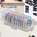 Clear acrylic storage case set including 12 square inner boxes for 75mm anime badges - Empty Long Box + 12pcs 8.5cm Boxes