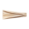 Detailed view of beige elastic cotton yoga headband with soft breathable fabric texture - Milky White