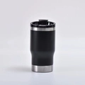 Matte black stainless steel 14oz vacuum insulated can cooler with integrated speaker - 14oz / Black