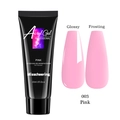 Misscheering 15ml pink acryl gel in glossy and frosting finishes for nail extension - Pink (15ml)