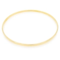 Minimalistisches Armband aus poliertem goldenem Edelstahl mit glänzendem Finish - Innendurchmesser 55mm / 3mm Gold (Einzelring)