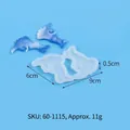 Macro shot of 11g heart puzzle silicone mold for DIY resin jewelry making 9x6x0.5cm - 60-1115 Seahorse Shape
