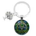 Blue-Green Plaid Celtic Knot