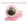 Cherry blossom pink snail catnip ball toy for cats with rotatable herbal ball - Snail / Pink