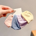 Set of 4 high elasticity hair ties in pink blue purple and yellow fabric finishes - Set of 4 / 5# Nordic Colors