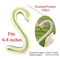 Large 3D swan neck silicone mold for fondant cake decoration and chocolate - Single Large Neck Mold for 6-8 inch