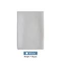 White waffle weave cotton linen tea towel with rectangular grid texture weighing 85g - 45*65cm / White