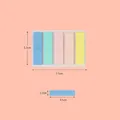 Morandi colored PET transparent index tabs in blue, green, pink, and yellow sets - Morandi Bar Strips