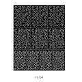 Japanese style nail art stickers with white leopard print patterns model H-363 - H363# Leopard Print