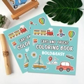 Bold and Easy Cars and Trucks coloring book set with blue covers for kids and toddlers - Cars and Trucks (TS04-Cars and Trucks)