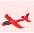 Avión planeador rojo 48cm de espuma EPP con LED para actividades al aire libre de niños - Rojo Grande Sin Luces (1 Unidad)