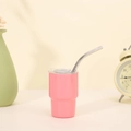 Pink (3oz/Double-walled/With Straw)