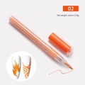 Orange acrylic paint marker for nail art DIY with fine tip and color swatch - #02 Orange Yellow