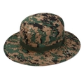Outdoor camouflage boonie hat in digital jungle pattern with breathable metal eyelets - One Size / Jungle Digital