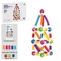45pcs STEM magnetic building set with 32 telescopic rods and 13 metal spheres - 45 Pieces Color Box Set