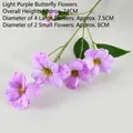 6-Head Butterfly Flower Light Purple