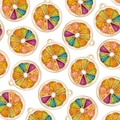 Bunte Fruchtscheiben-Anhänger aus Legierung und Emaille für DIY-Schmuckherstellung - Bunte Zitrone
