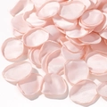 Delicate pink silk rose petals with smooth edges for wedding and party decorations - Pink Rounded (35)