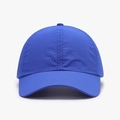 Dark blue breathable mesh baseball cap with curved brim for sun protection - Adjustable / Royal Blue