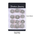 KZ060-2 New Brooch Earring Set