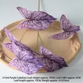Caladium Leaf Purple