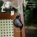 Poids de nappe en fonte en forme d'oiseau pour pique-nique, fini noir, 115g et 7,7cm - Style Oiseau Noir Vintage