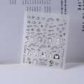 5D geprägte Tier-Nagelsticker mit Panda- und Giraffenmotiven, Modell FEB-330 - Süße Tier-Serie (FEB-330)