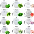 Tabella taglie per 12 stampi in silicone succulente inclusi cactus e rose - Set Succulente 10