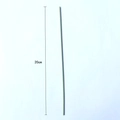 Detailansicht der 20cm grünen kunststoffbeschichteten Blumendrahtstäbe für Weihnachtsdeko - Grüner Stab (ca. 20cm)