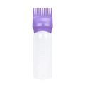 Professionelle 100ml Haarfärbeflasche mit lilafarbenem Kammaufsatz für Friseure - Dunkellila